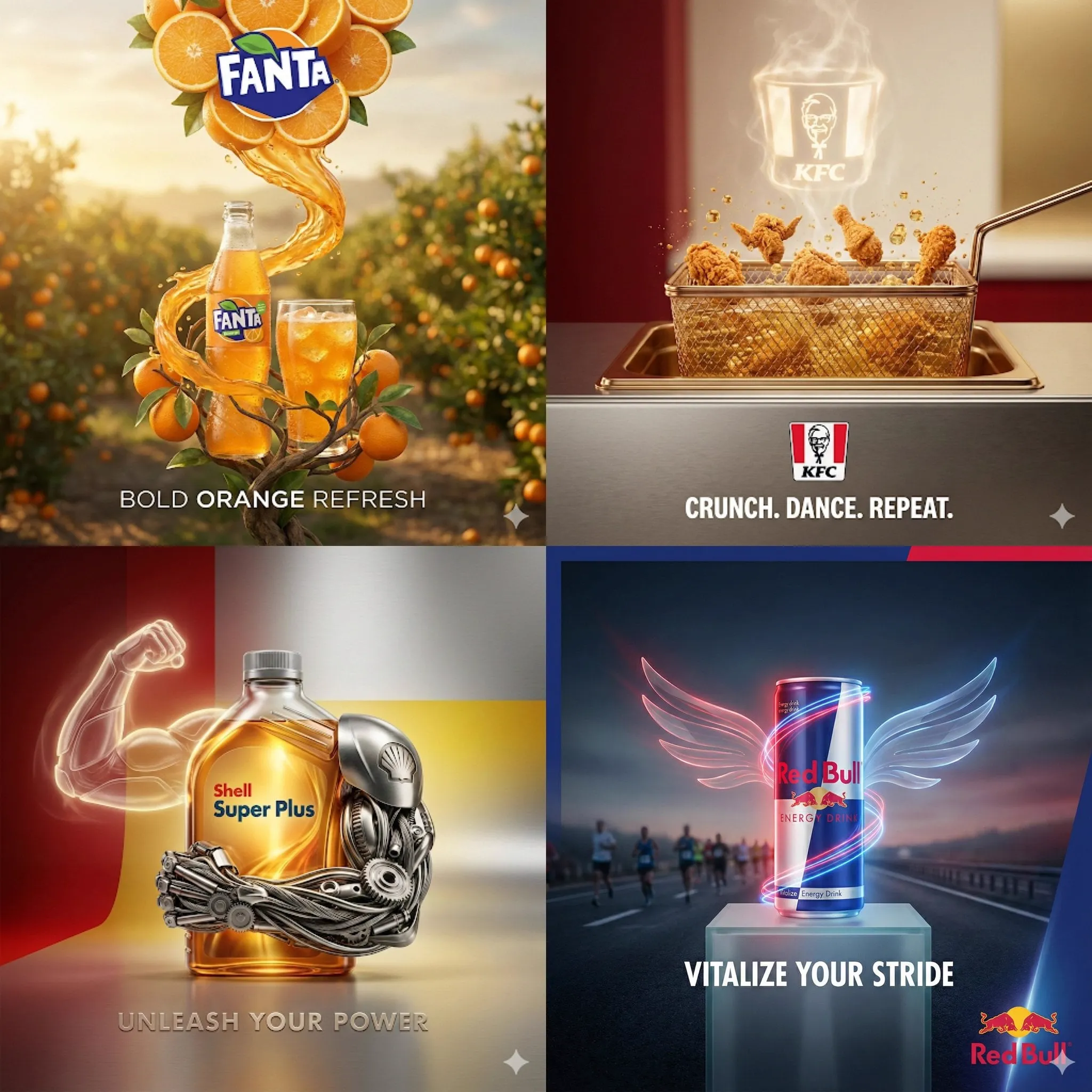 Create a realistic yet surreal creative advertisement for [PRODUCT NAME] in the…