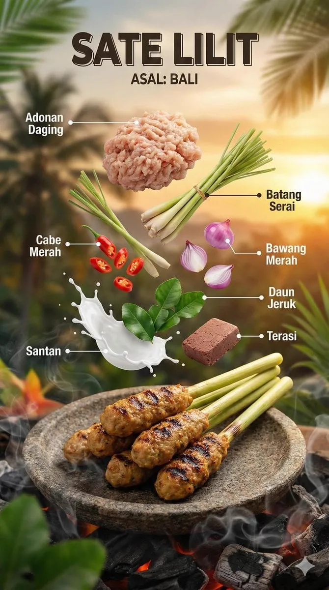 Ultra-realistic cinematic food photography of a traditional Indonesian dish,… — 2/2