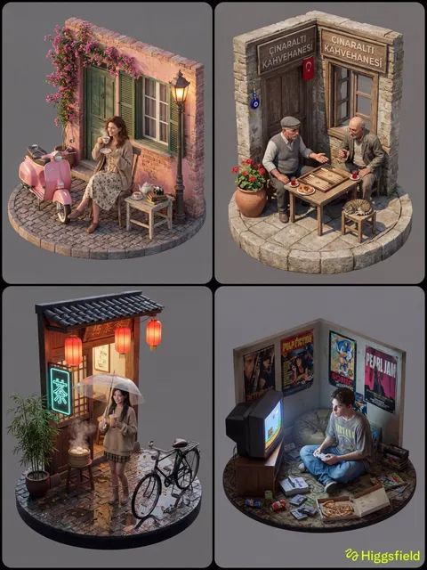 Concept: a Hyper-Realistic 3D Isometric View