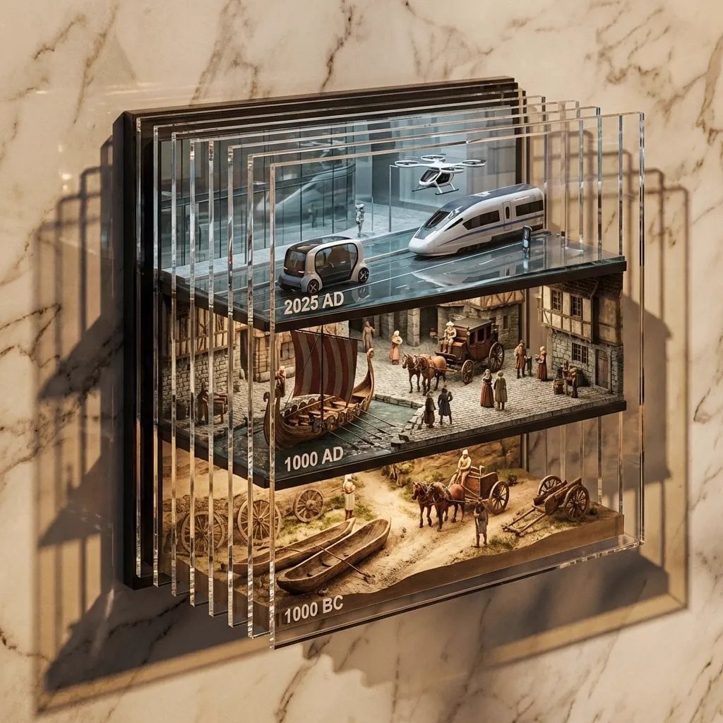 Cinematic, hyper-realistic. A stacked depth composition of ultra-detailed 16K… — 2/2