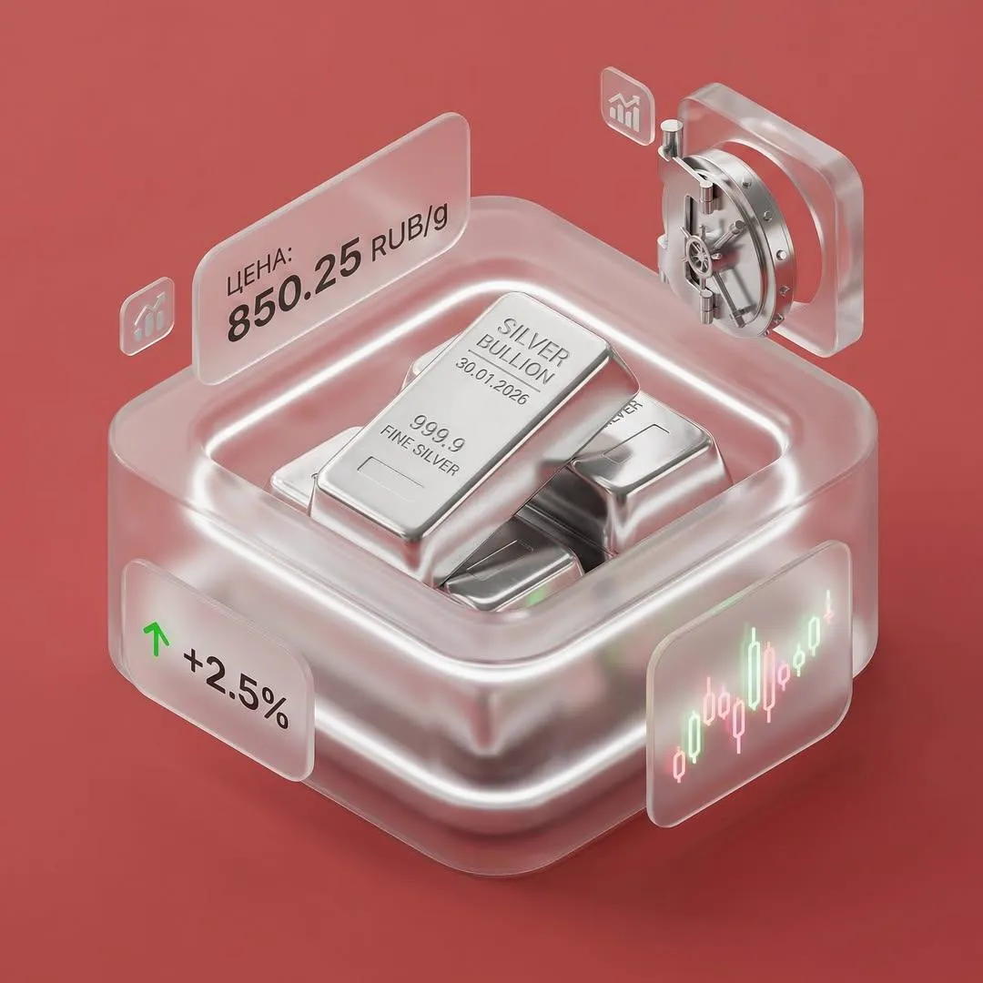 Refined 3D isometric composition (45° angle) in a Glassmorphism + Soft… — 2/4