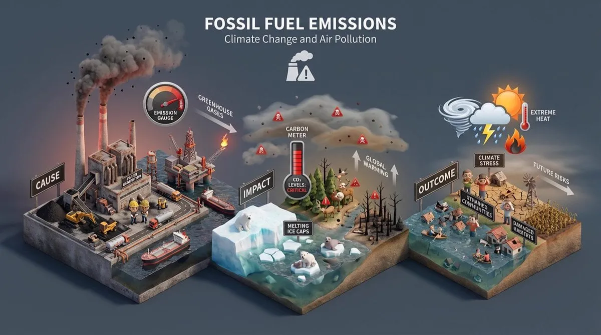 “Build an isometric miniature 3D diorama explaining the environmental impact of… — 2/4