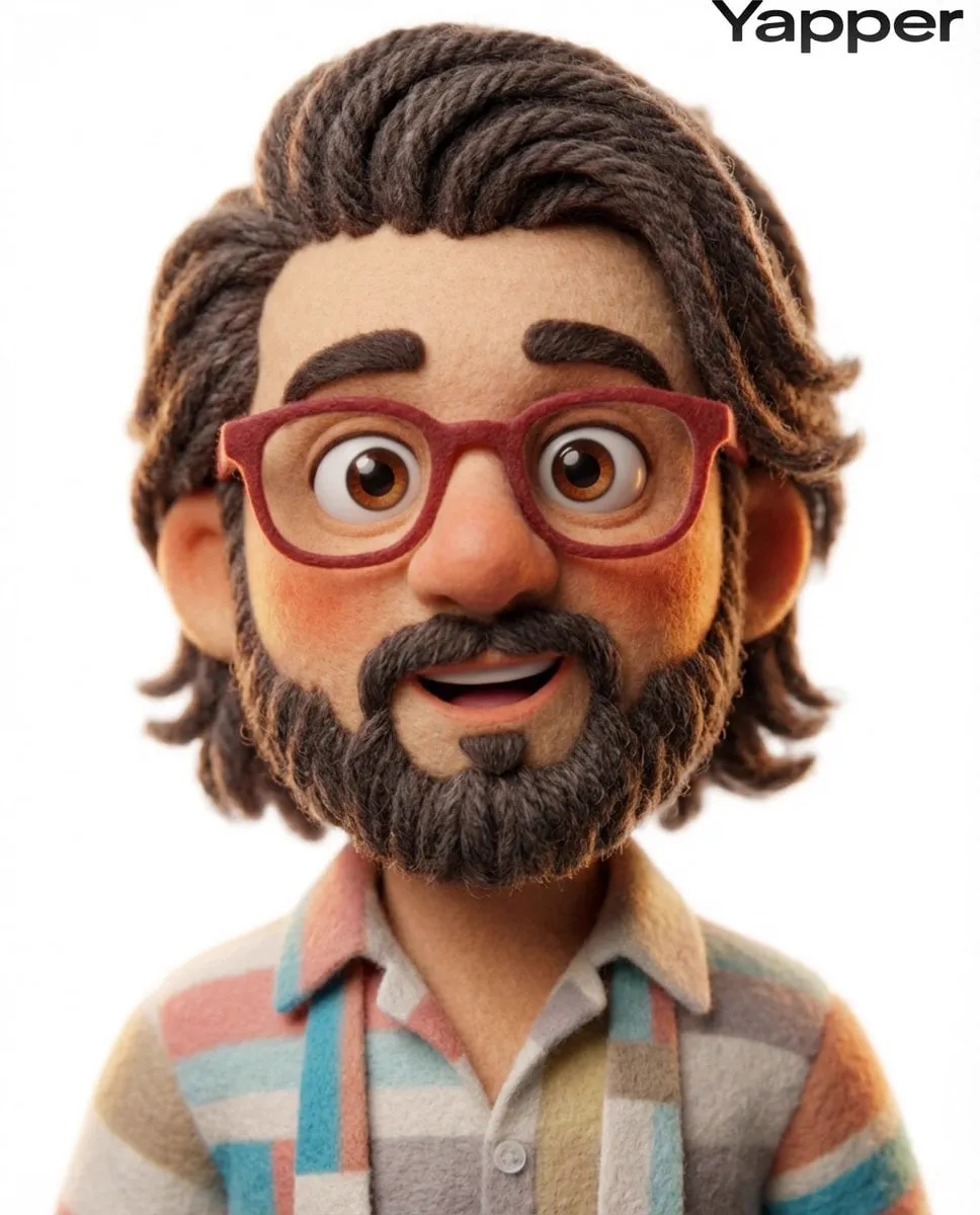 Transform the uploaded image into a stylized 3D claymation character — 2/2