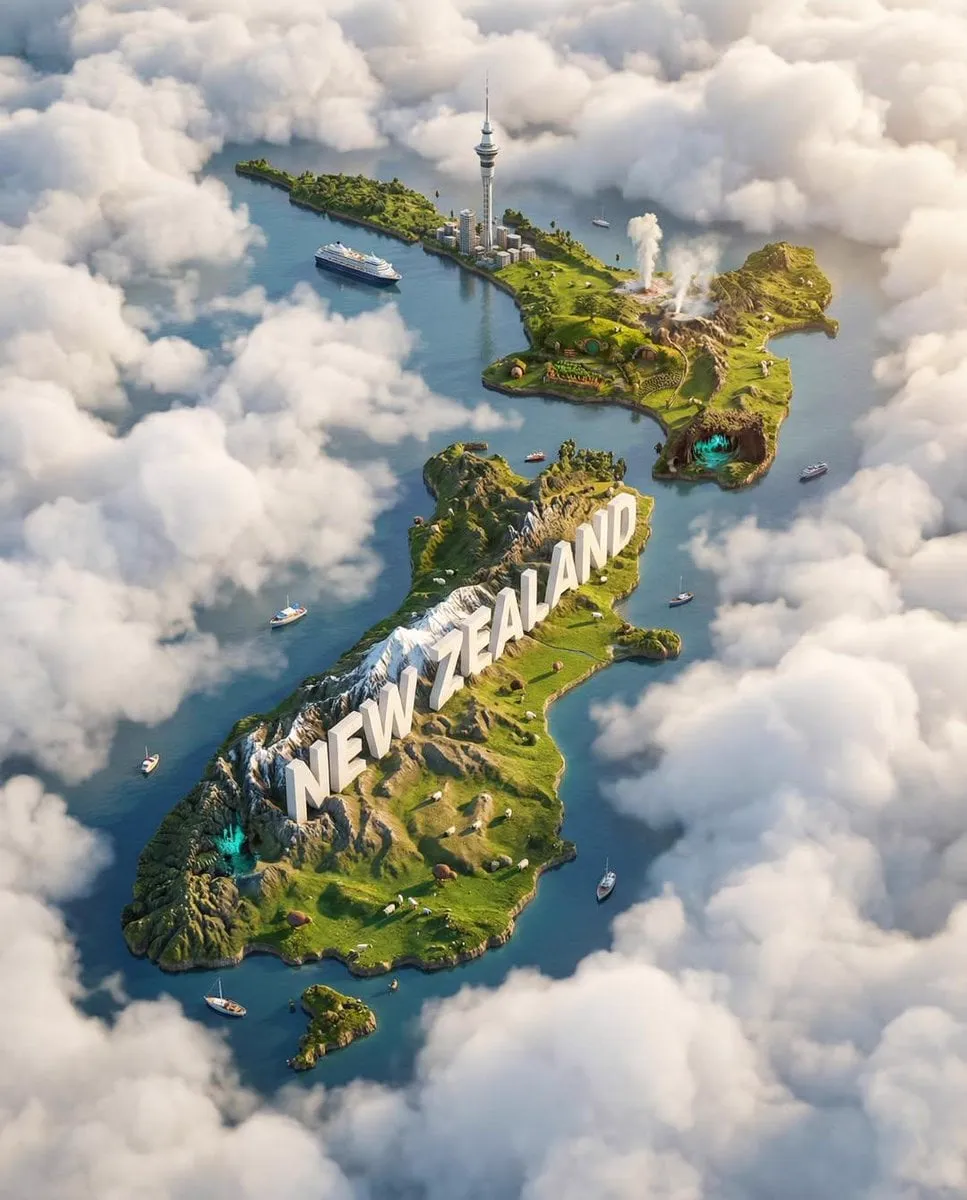 Create an ultra-HD, hyper-realistic digital poster of a floating miniature… — 1/4