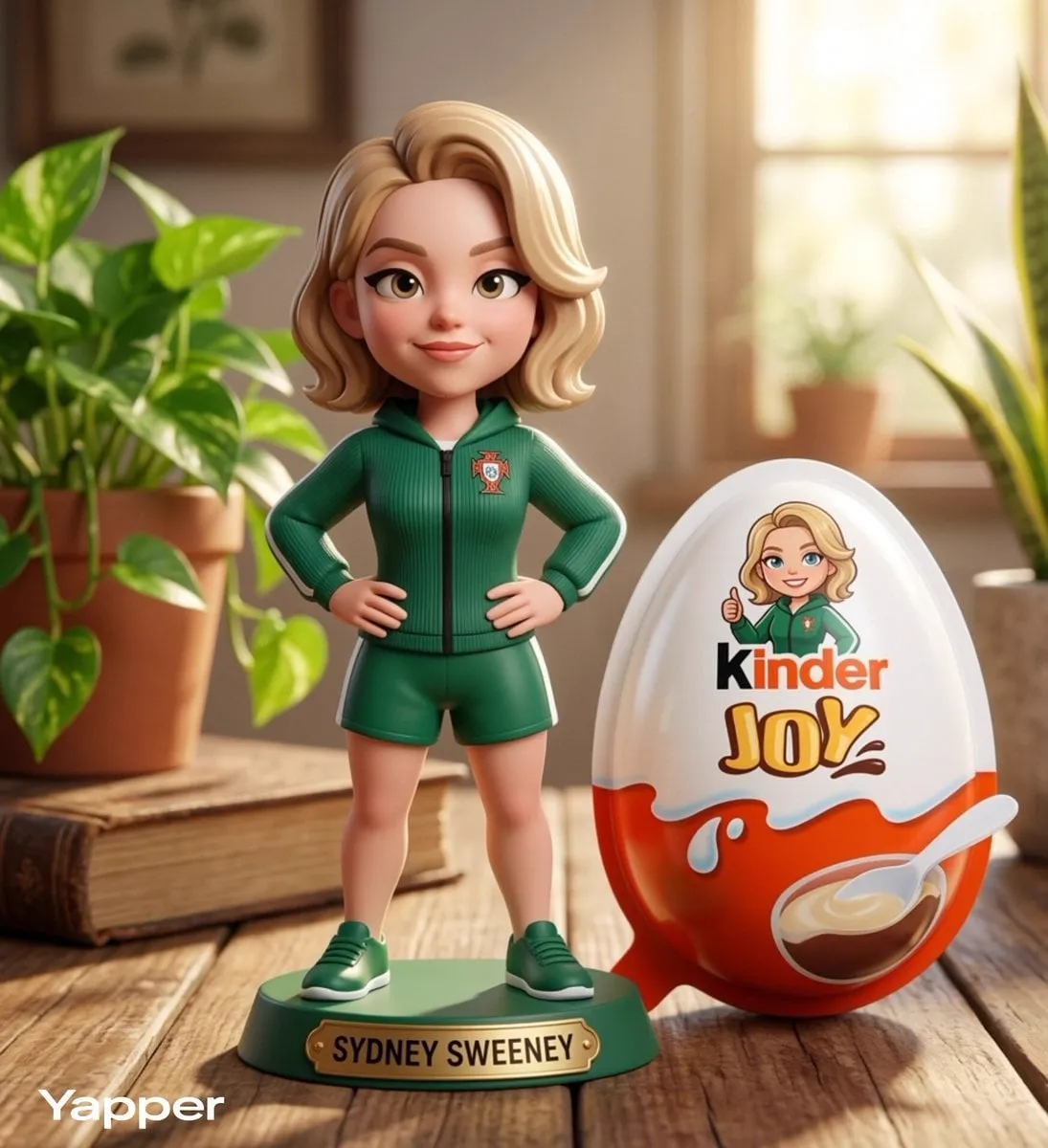 A cute stylized 3D collectible figurine inspired by Cristiano Ronaldo, with… — 2/2
