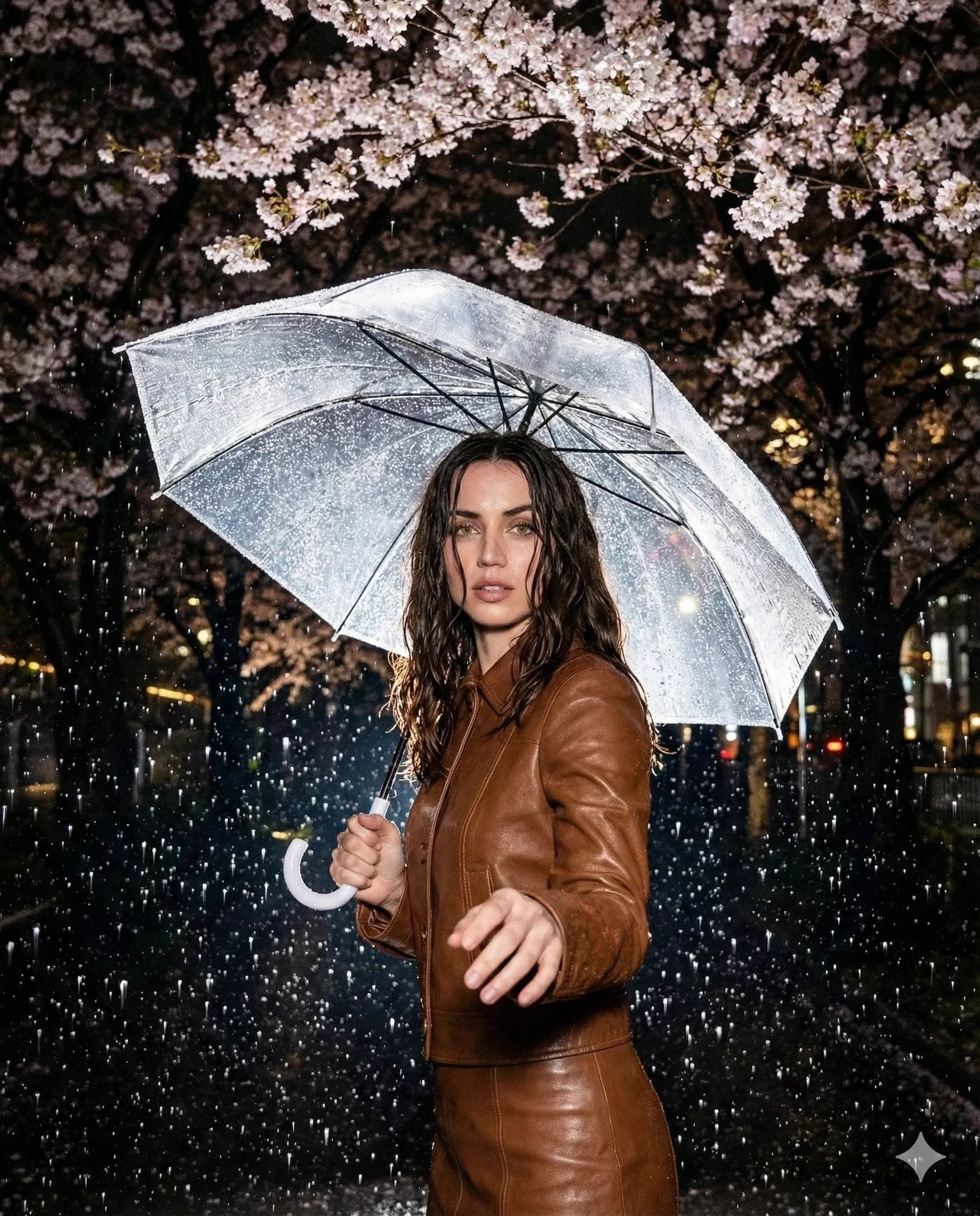 { "prompt": "High-resolution nighttime editorial portrait shot with on-camera… — 2/2