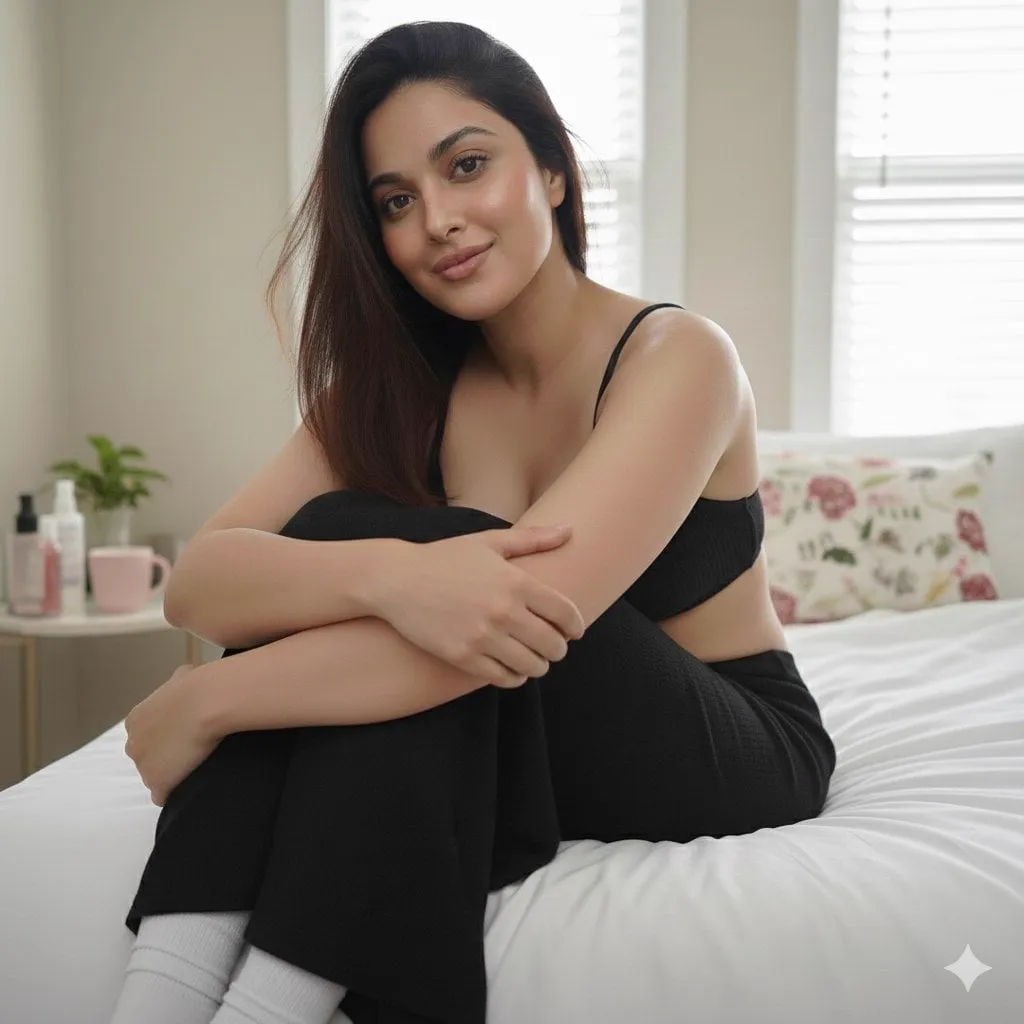 Good Night X Fam ♥️ ☆ Sexy & Hot Virgin Young Lady in own luxury bedroom — 3/4