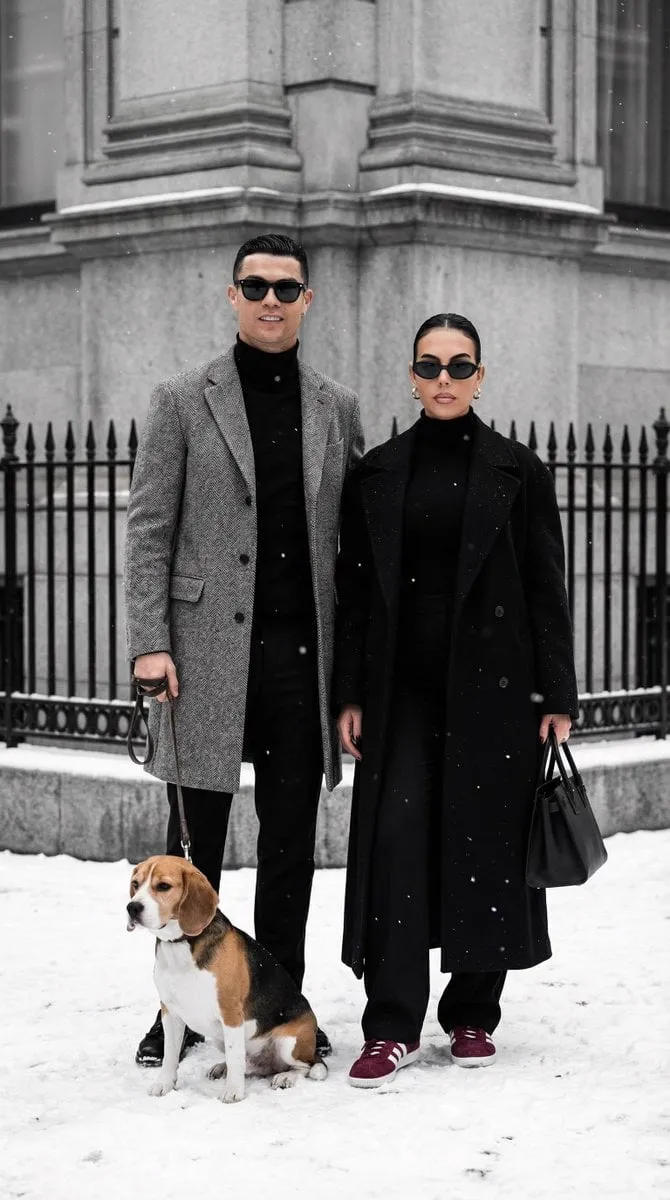 { "prompt_title": "Sophisticated Urban Winter Couple Portrait", "environment":… — 2/2