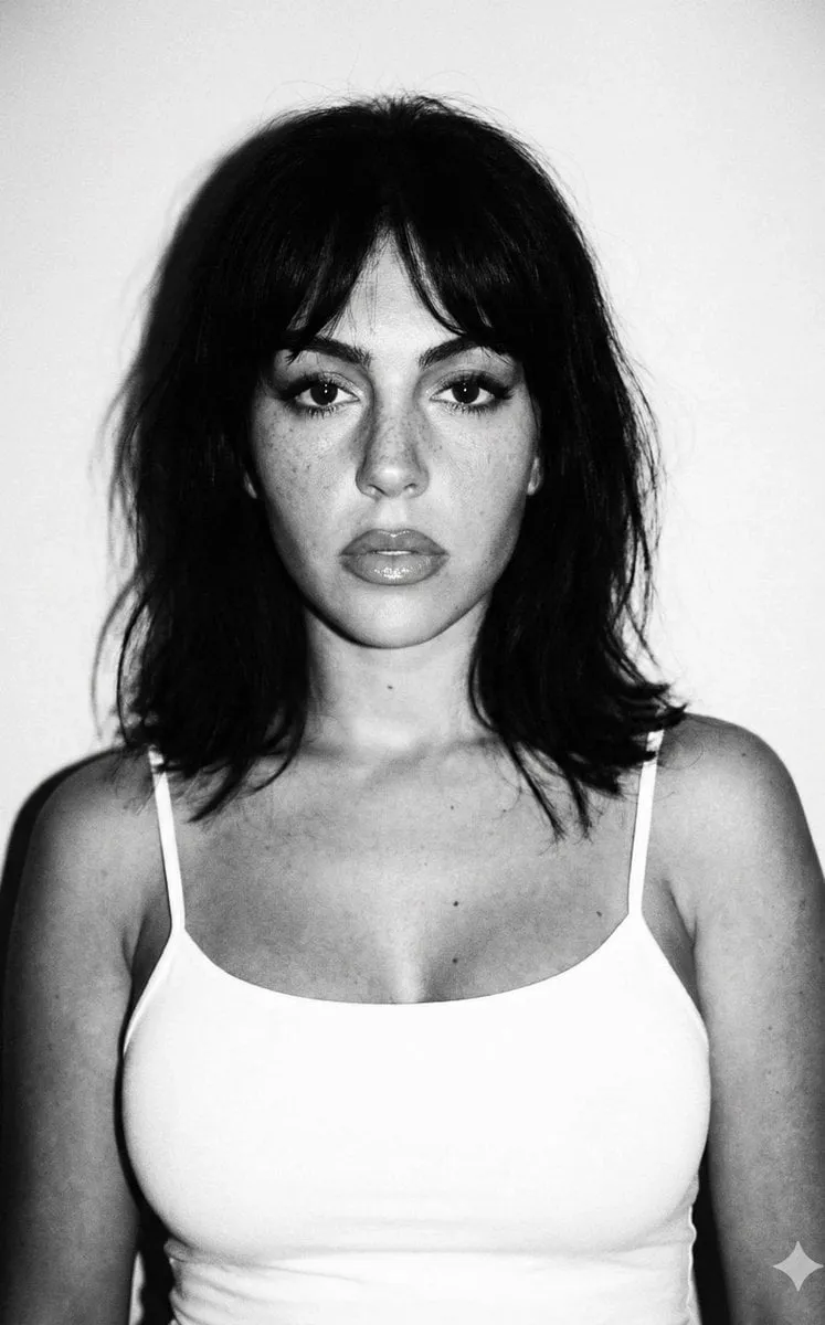 { "image_analysis": { "subject": { "type": "Georgina Rodríguez", "expression":… — 1/3