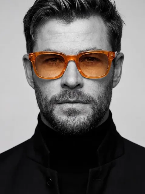 Ultra-Realistic Studio Portrait of a Man, Close-Up