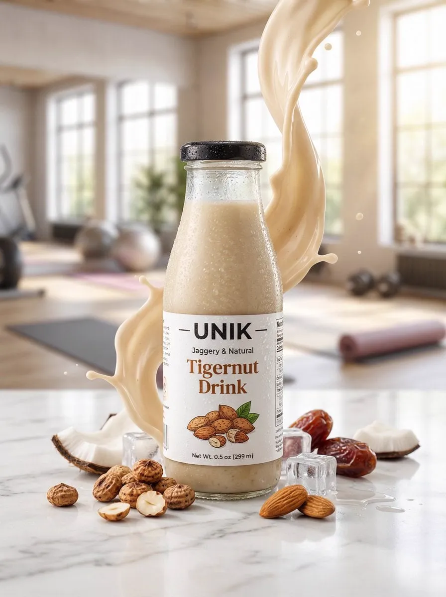 Ultra-realistic lifestyle beverage advertisement featuring a chilled bottle of… — 1/4