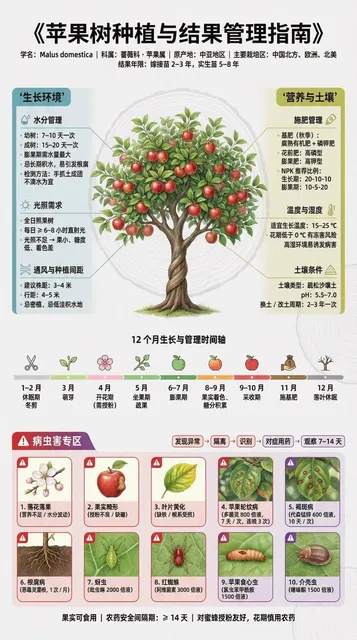 果树种植科普展板