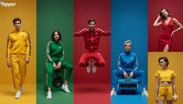 High-Quality, Split-Screen Fashion Editorial