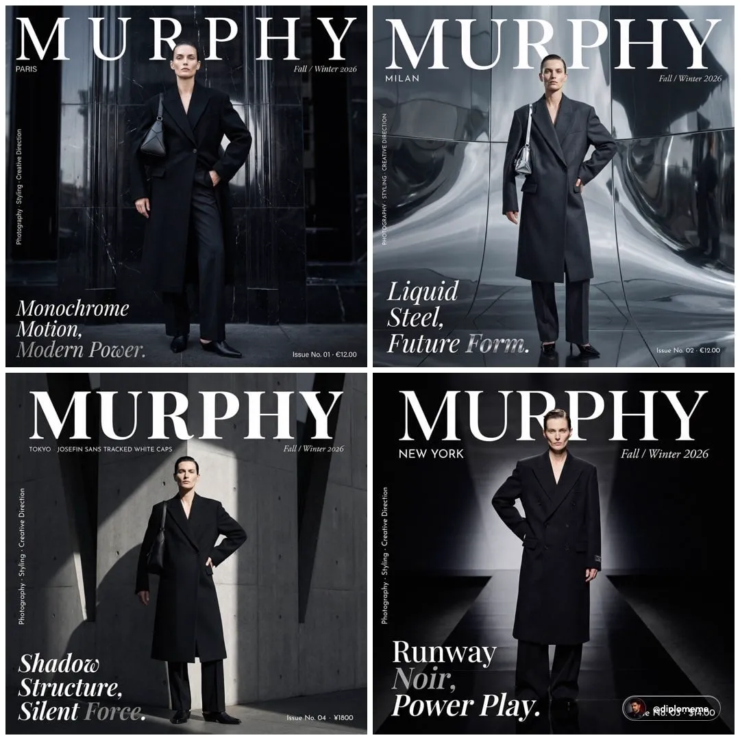 Murphy magazine fashion editorial photograph