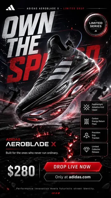 Jaw-Dropping Premium Advertising Poster in 9: 16