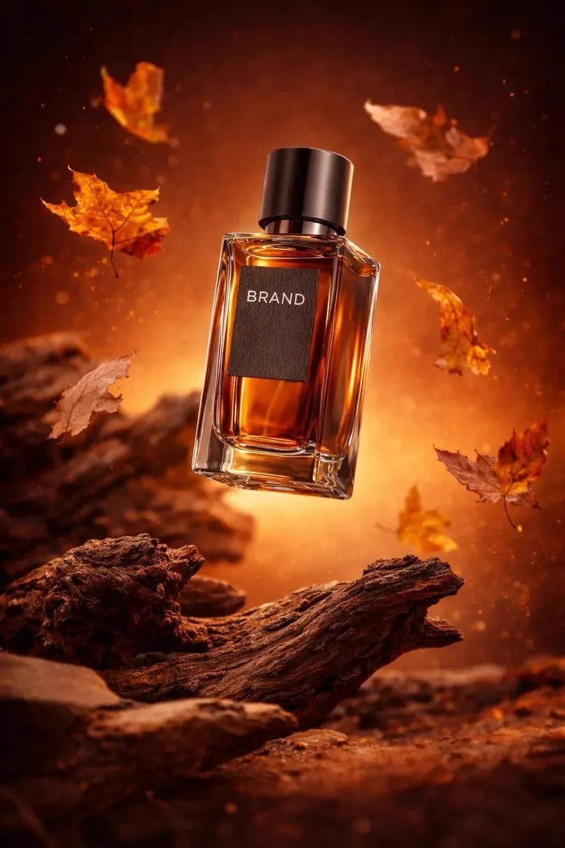 Ultra-realistic luxury perfume product shot (9: 16, 4K) — 1/2