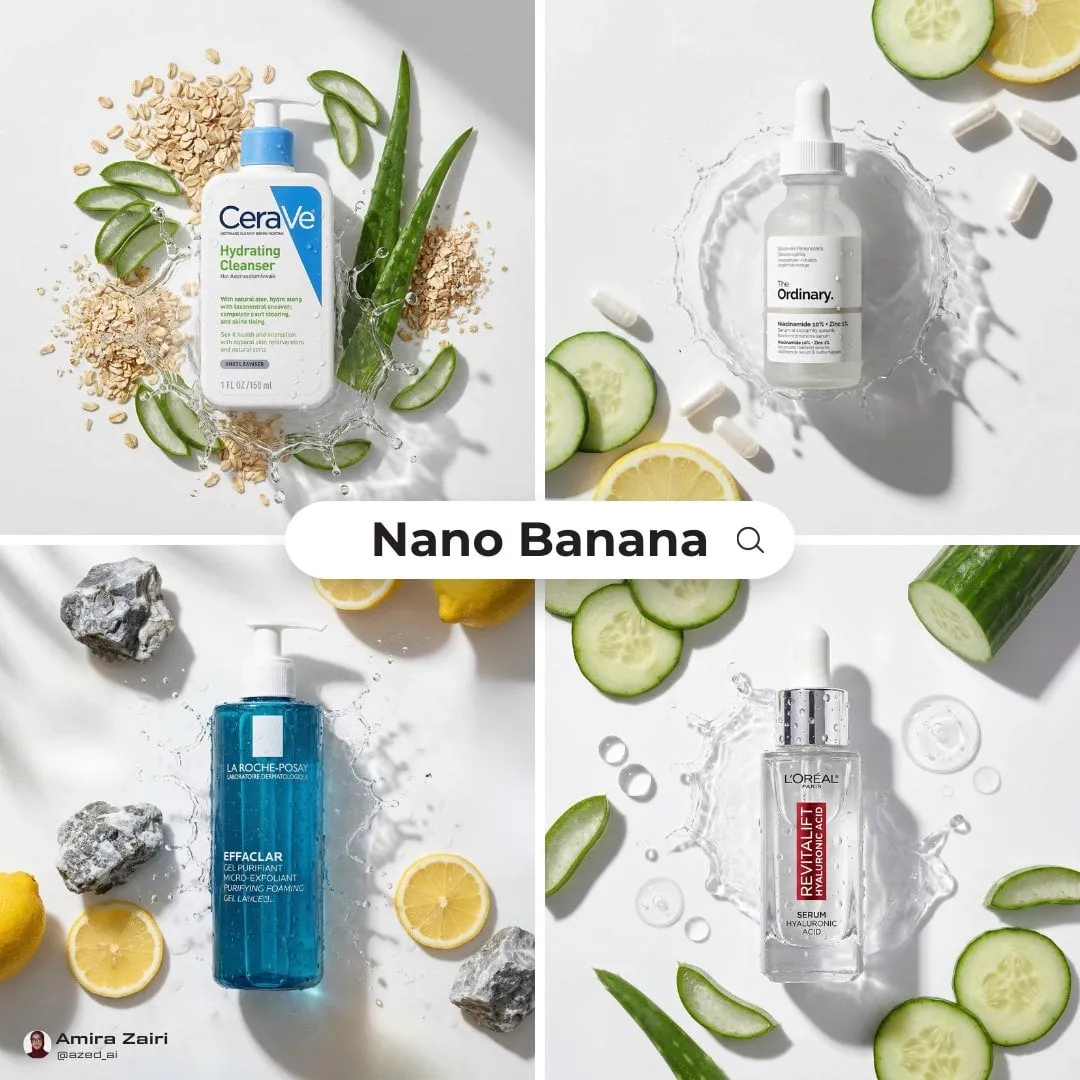 [product], centered top down flat lay, surrounded by [ingredients], fresh…