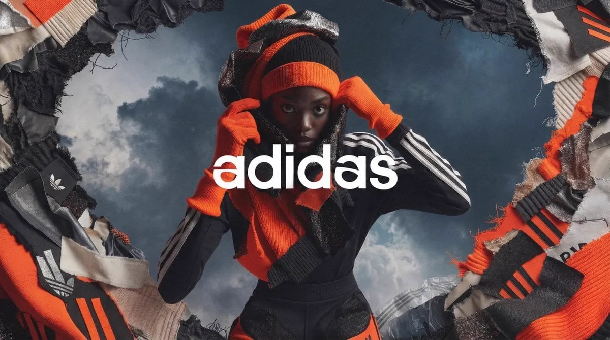 [BRAND]. A high fashion campaign poster