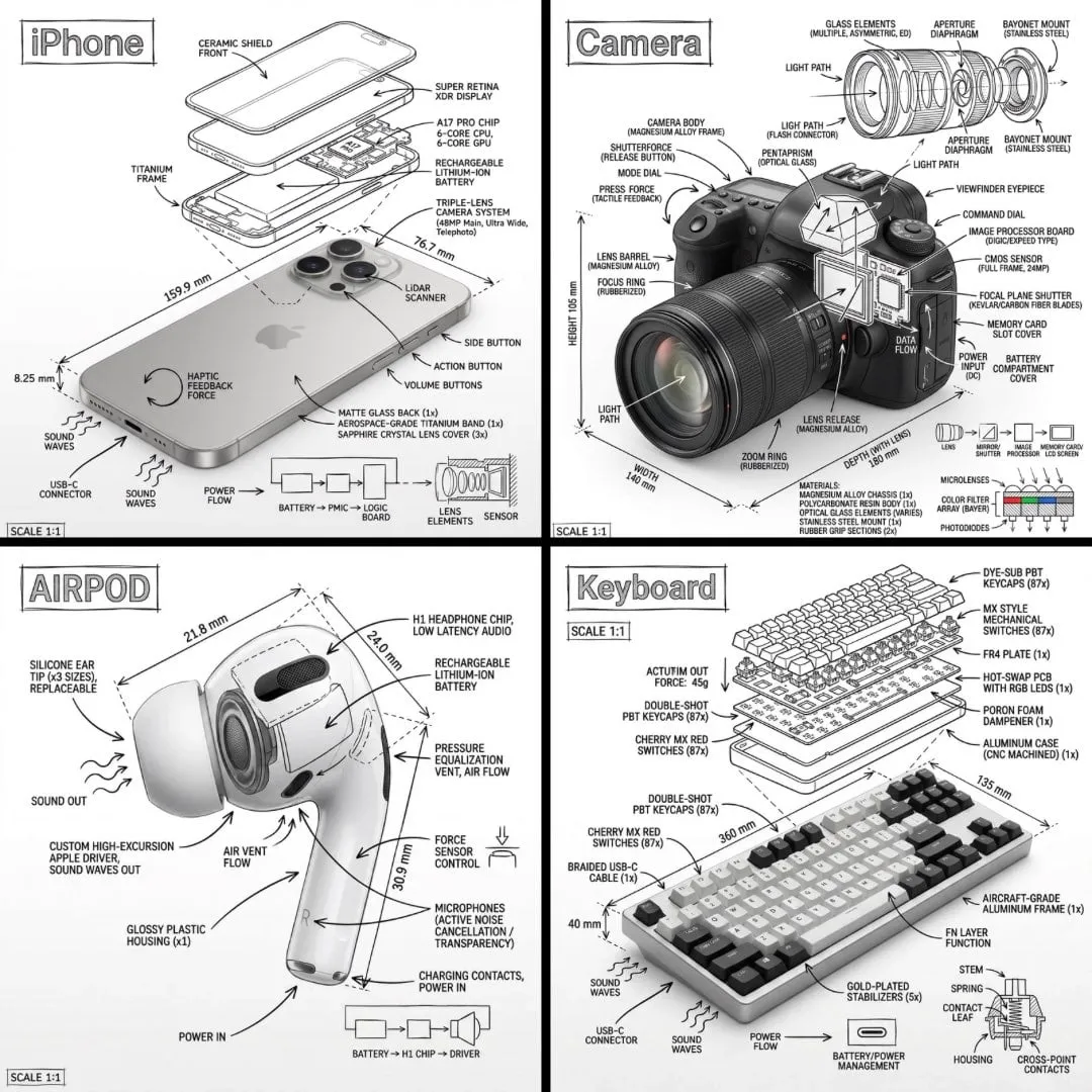 Create an infographic image of [OBJECT], combining a realistic photograph or…