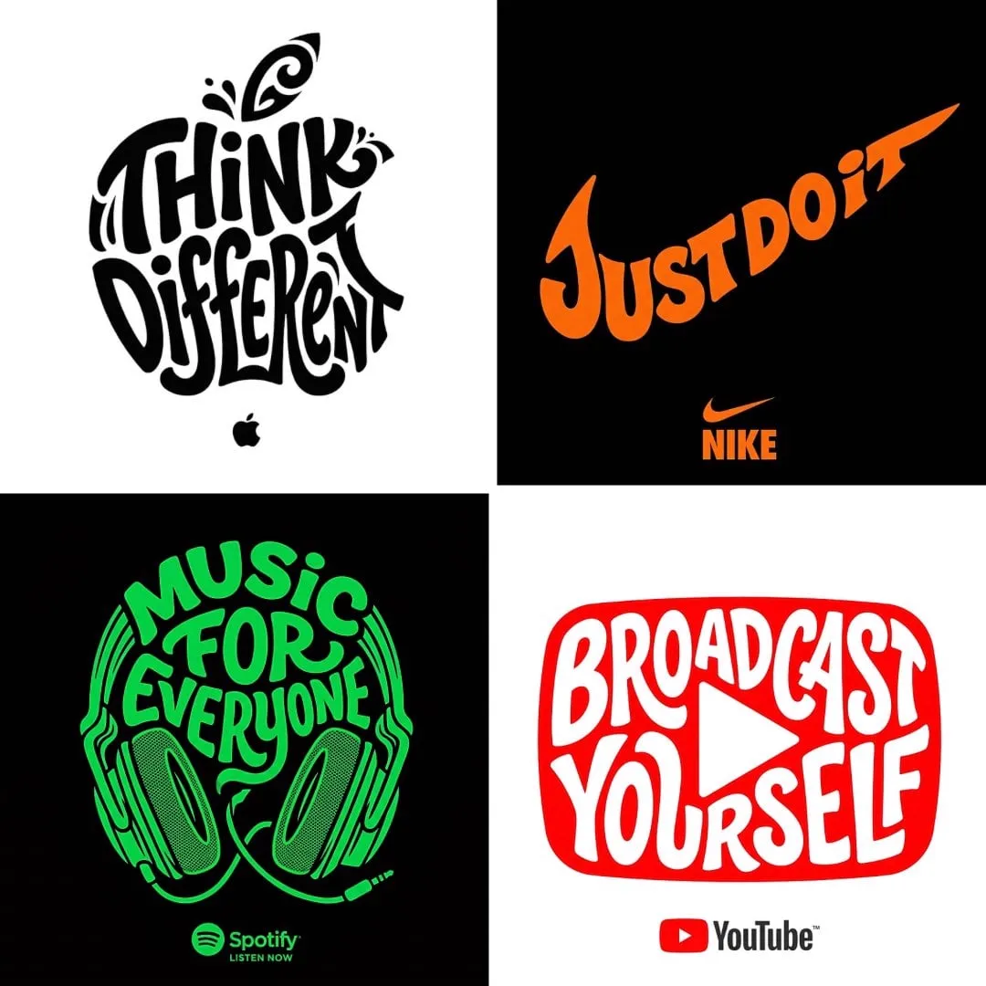 Create a typographic illustration shaped like a [OBJECT], where the text [BRAND…