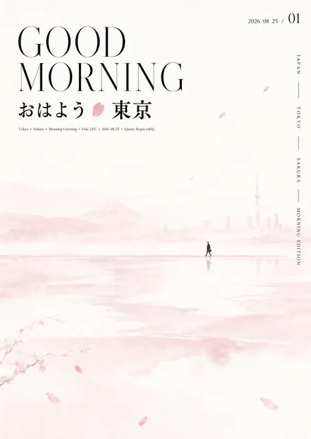 Oriental Aesthetic Typography Layout