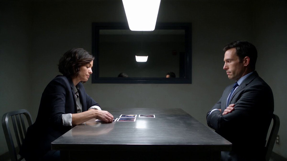 Psychological Crime Drama Interrogation Scene
