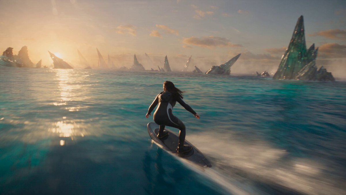 Futuristic Ocean Hydro-boarding Ad
