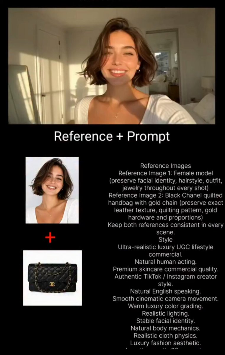Realistic Chanel Bag Luxury UGC Commercial