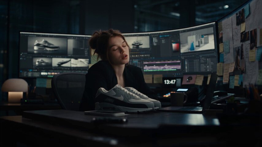 athletic sneaker Air Max Cinematic Commercial