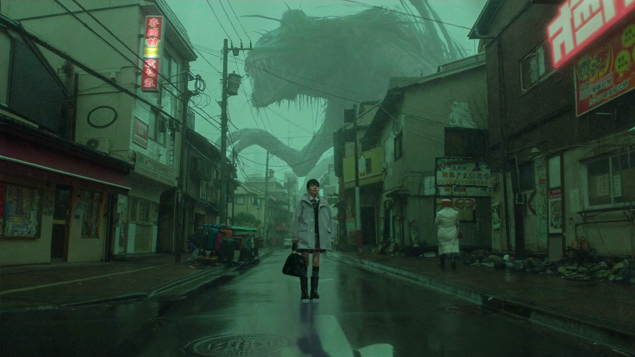 {"silteme": "zxcv", "Caption": "A rain-slicked Tokyo side-street trembles as a...