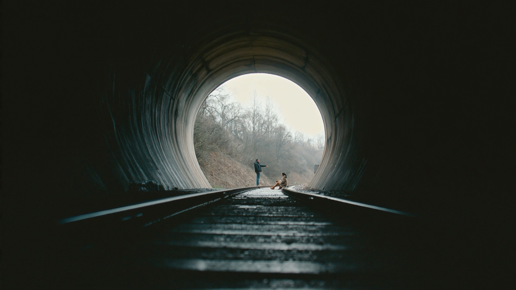 {"silteme": "zxcv", "Caption": "A cold, rain-slicked morning: from inside a dark...